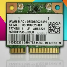 SSEA Новая беспроводная карта для ATHEROS AR5B225 300 Мбит/с 802,11 b/g/n Половина мини PCI-E беспроводная карта Wifi+ Bluetooth 4,0