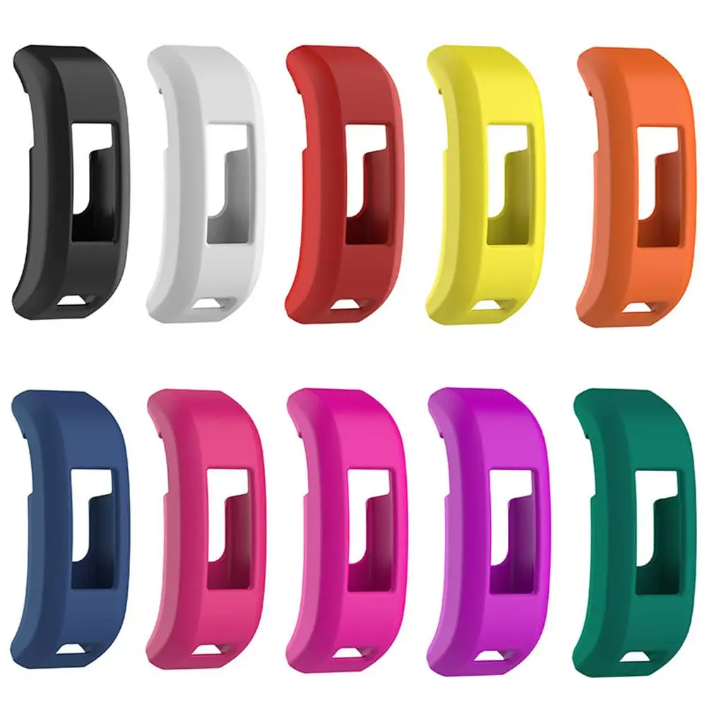 

Fashion 10 Colors Smart Wristband Silicone Protection Case Cover Removed Silicone Wristband For Garmin Vivosmart HR HR J3