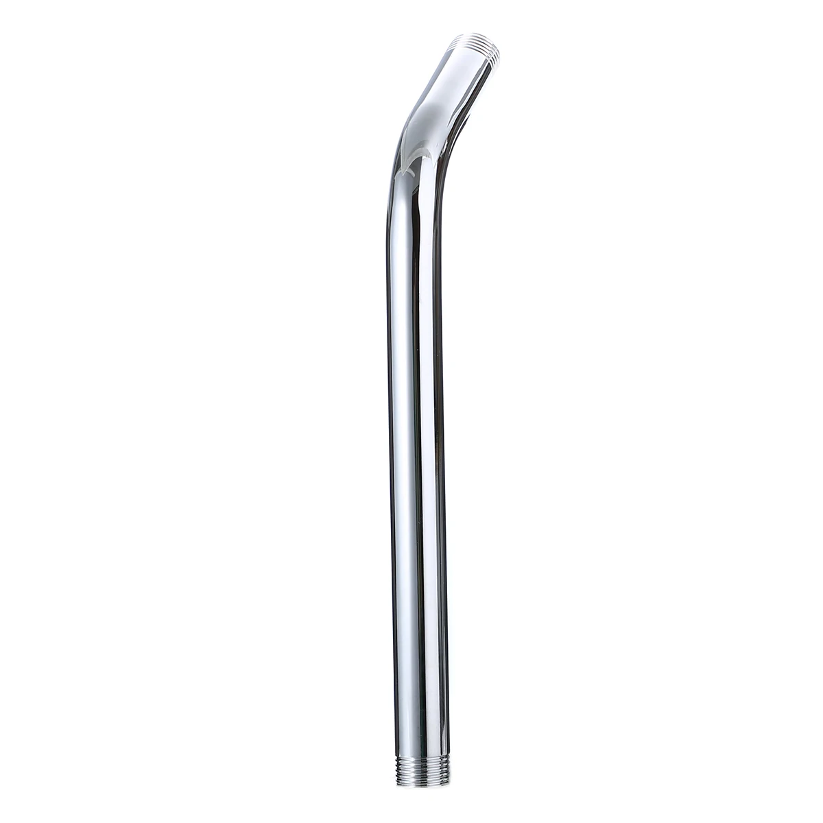 Mayitr Stainless Steel Shower Head Extension Pipe Showerhead Fixed Pipe Bathroom Wall Mounted Shower Arm 300mm