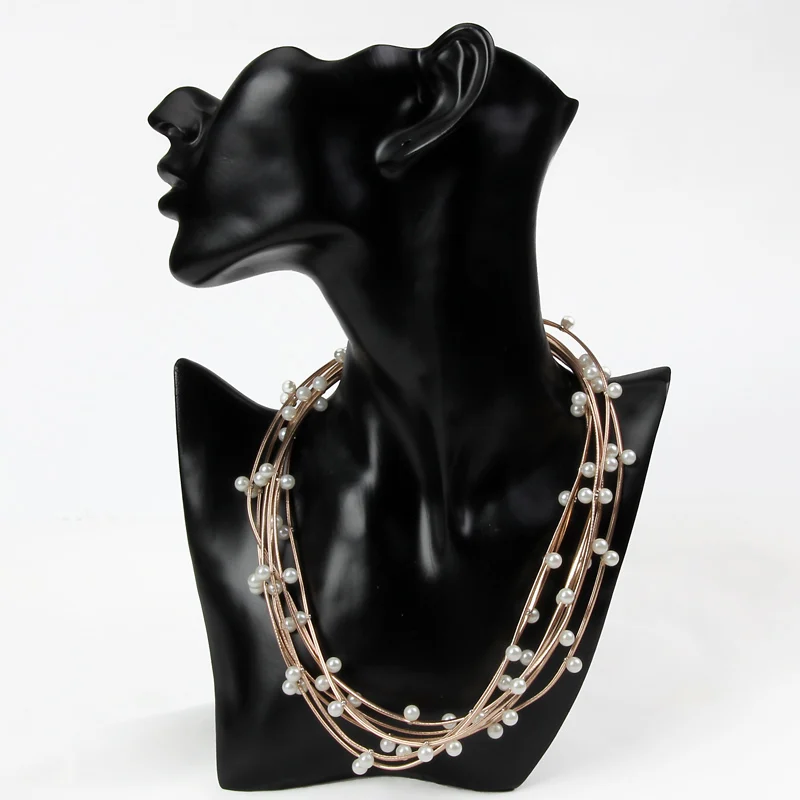 Beadsland ожерелье Чокеры модные панк стильные цепочки многослойные ожерелья подарок для друзей