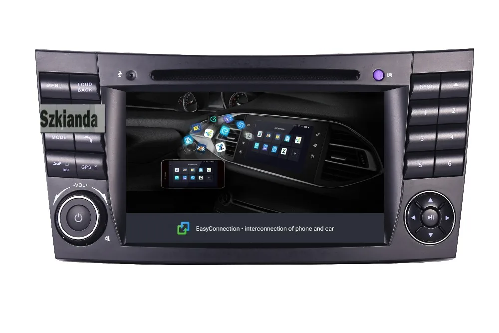 Android 9,0 ips Сенсорный автомобильный dvd-плеер с экраном для Mercedes Benz e-класс W211 E200 E220 E300 E350 четырехъядерный Wifi радио gps