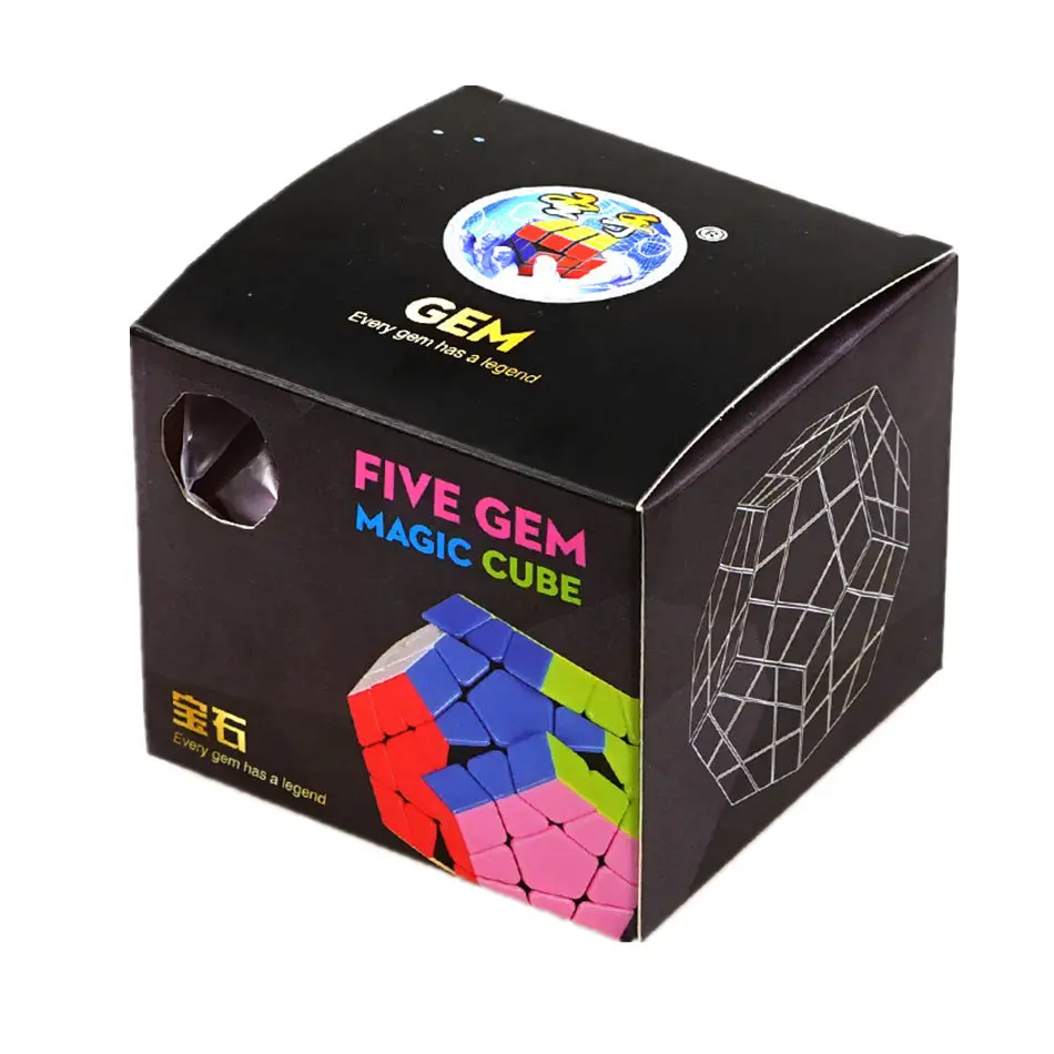 Shengshou 3x3 кубик рубика Megaminx без наклеек 3x3x3 Gem волшебный куб 3 слоя скоростной