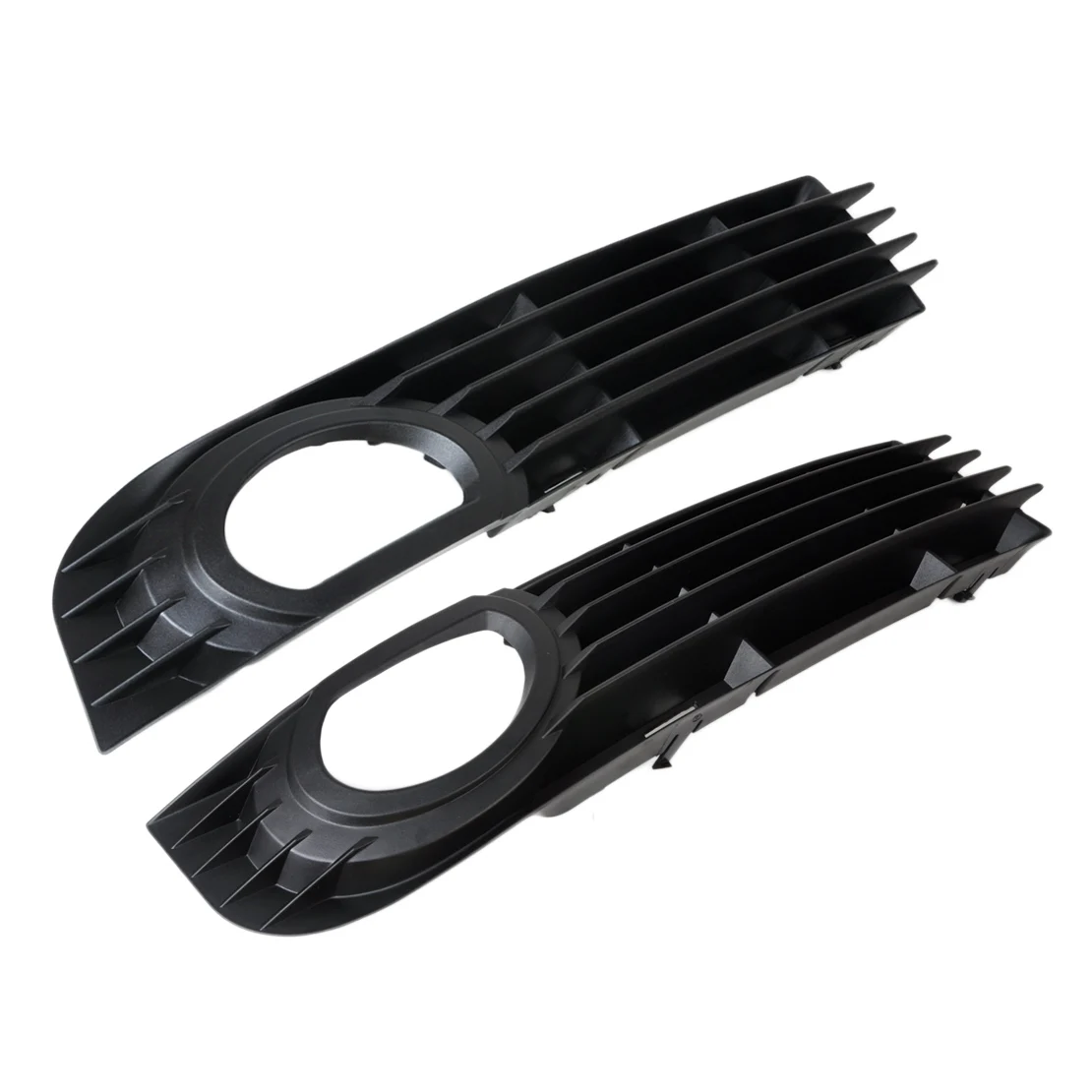 

beler 2Pcs Front Fog Light Grille Protective Mesh Insert Bumper for Audi A8 2006 2007-08 4E0 807 681 AD 01C 4E0 807 682 AD 01C