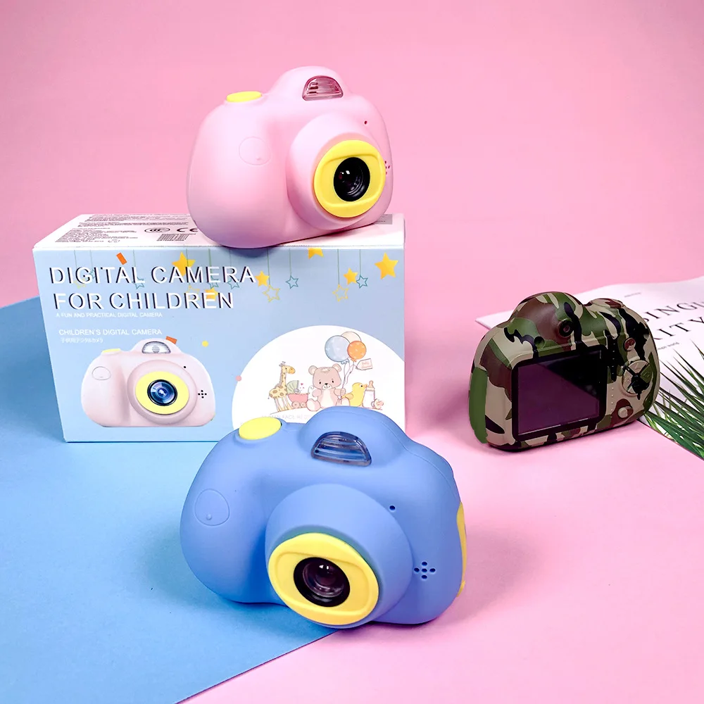

MEMTEQ New Arrival Digital Camera Children's Mini Digital Camera Small Single-lens Double Lens Sports Toy Camera 1080*1920
