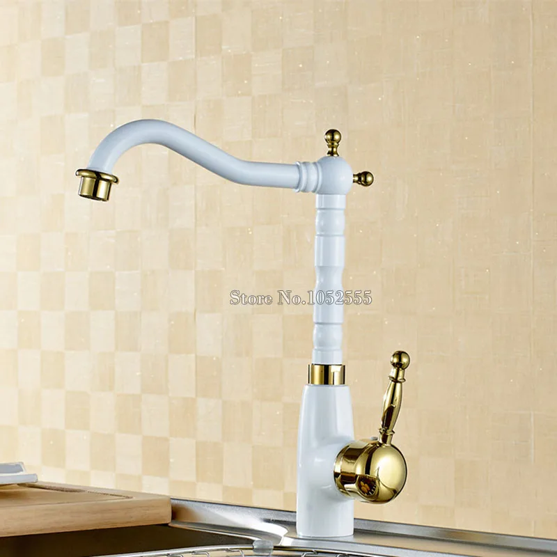 Смеситель на раковину CP01 кухонный кран с золотистыми ручками|kitchen sink|the kitchen sinkfaucet