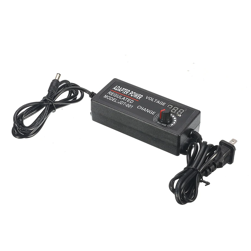 

High Quality Adjustable 9-24V AC/DC Adapter Switching Power Supply With Display Screen Voltage Regulated Power Adapter