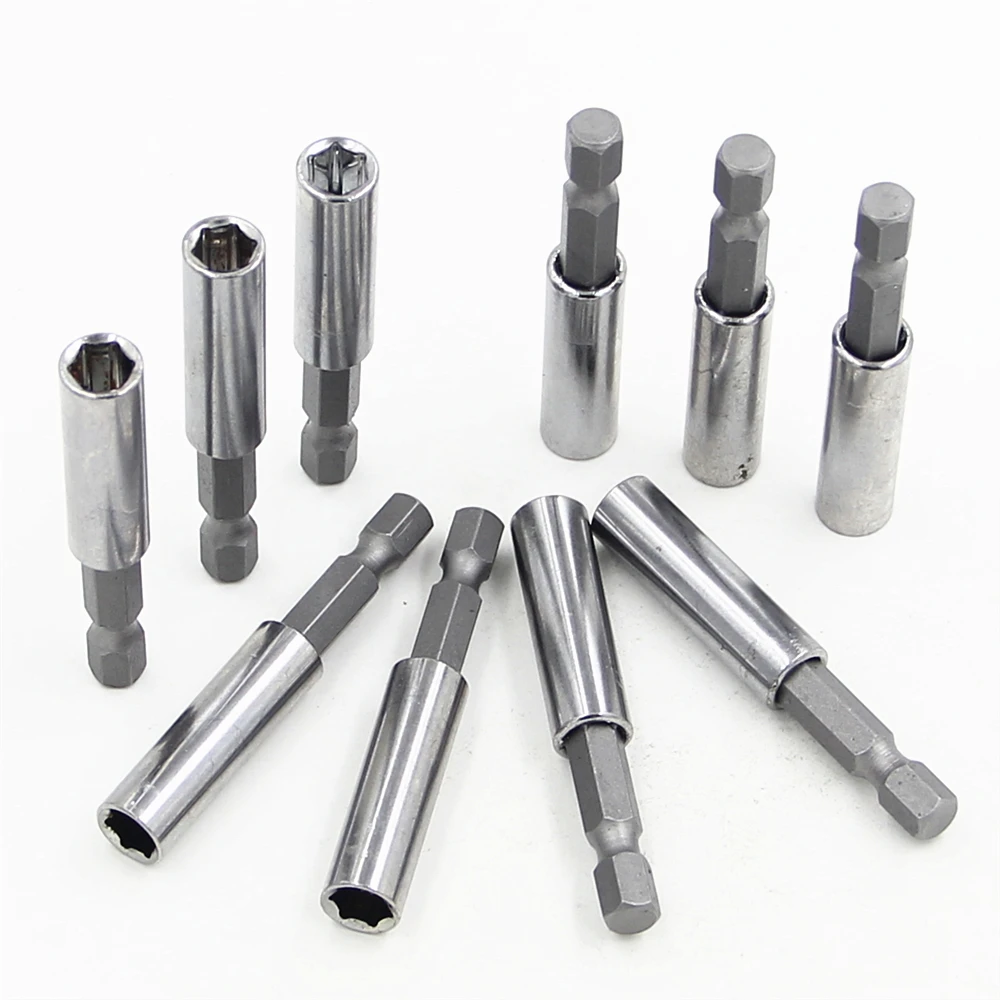 New 10Pcs 1/4 Inch Hex Bit Tip Holder Screwdriver Bit Extension Bar