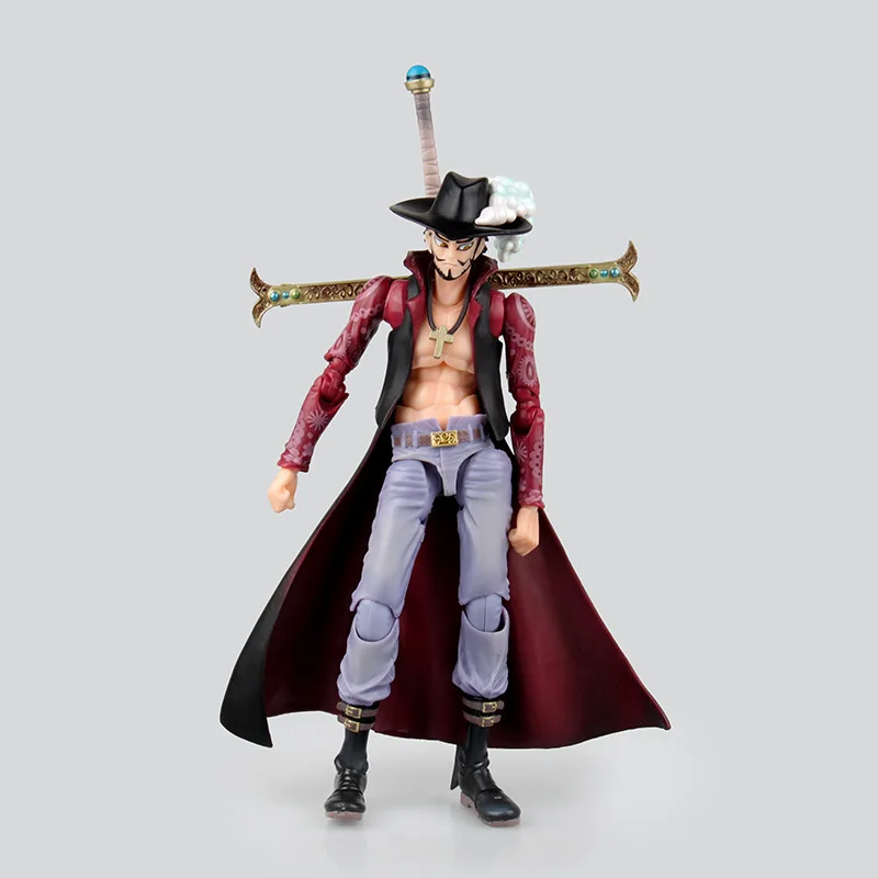One Piece Dracule Mihawk Variable Action Heroes 20cm Model Toys Anime