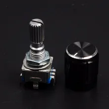 1Set 360 Degree Rotary Encoder Code Switch Digital Potentiometer and Knob