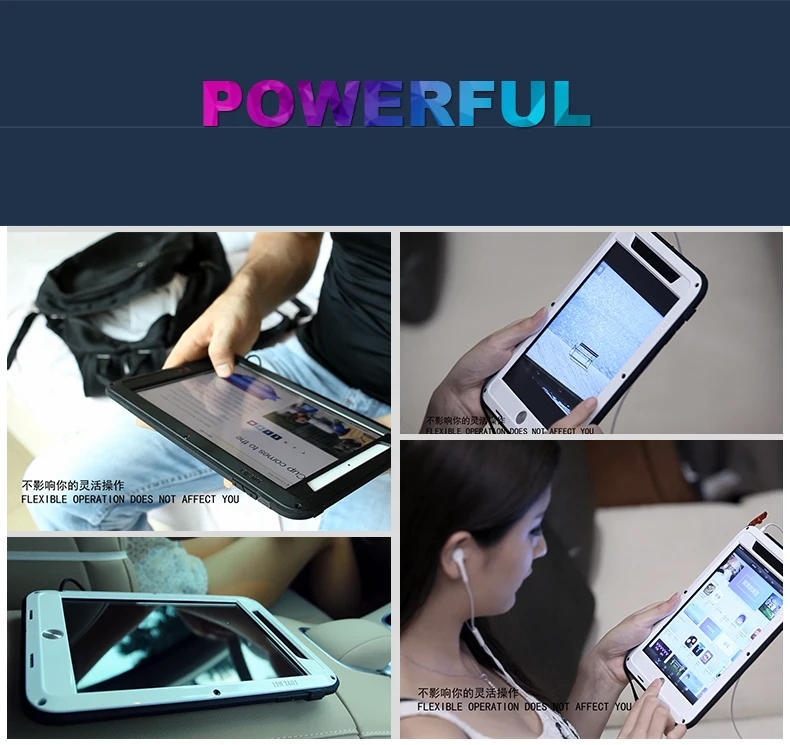 LOVE MEI Алюминиевый металлический чехол для нового iPad 9,7 / мощный ударопрочный Прочный чехол для нового 9,7 iPad чехол Gorilla закаленное стекло