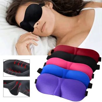 

1Pcs Sleeping Eye Mask, Travel Sleep Eye Shade Cover, 3D Memory Foam Nap Eye Patch Blindfolds Blinders, FREE Earplug