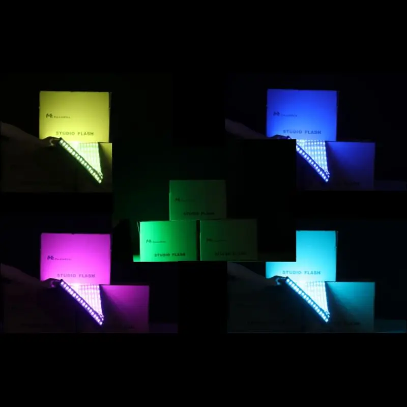 Falcon Eyes RGB светодиодный эффект лампы для фотосъемки с режимом сцены водонепроницаемый RX-736 II заполняющий свет для студийной видеосъемки