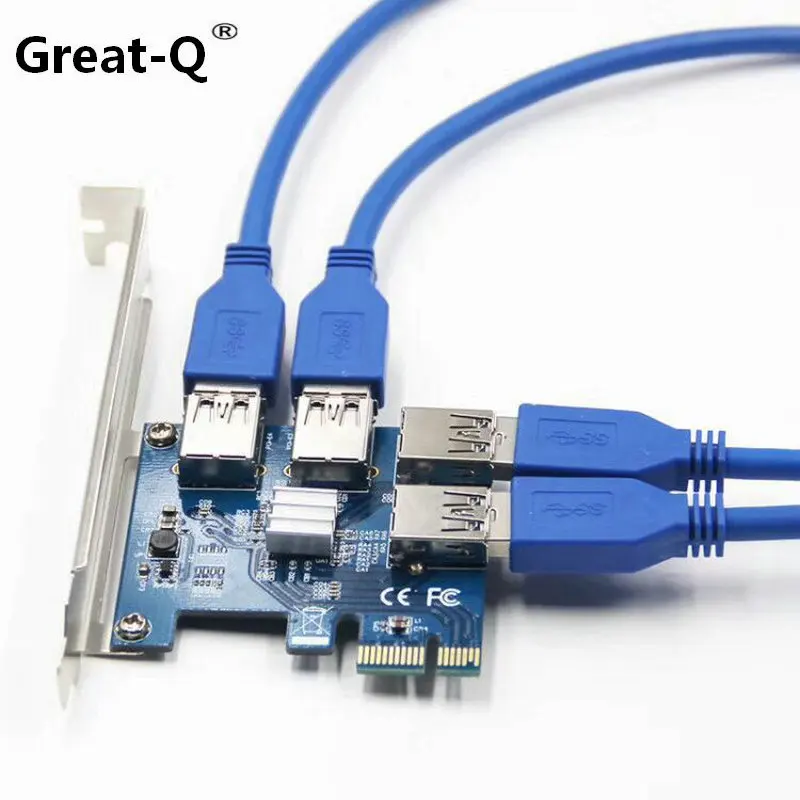 Riser Card PCI E USB 3 0 PCIe Port Multiplier Card PCI Express PCIe 1 To