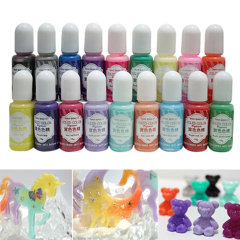 

UV Resin Glue Pigment Color Liquid Coloring Dye Quick Drying For DIY Jewelry Making Crafts Hogard OC09