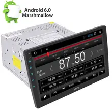 10.1”Android6.0 QuadCore GPS WIFI BT Car NO-DVD Player Mirror-link 2GB RAM OBD2