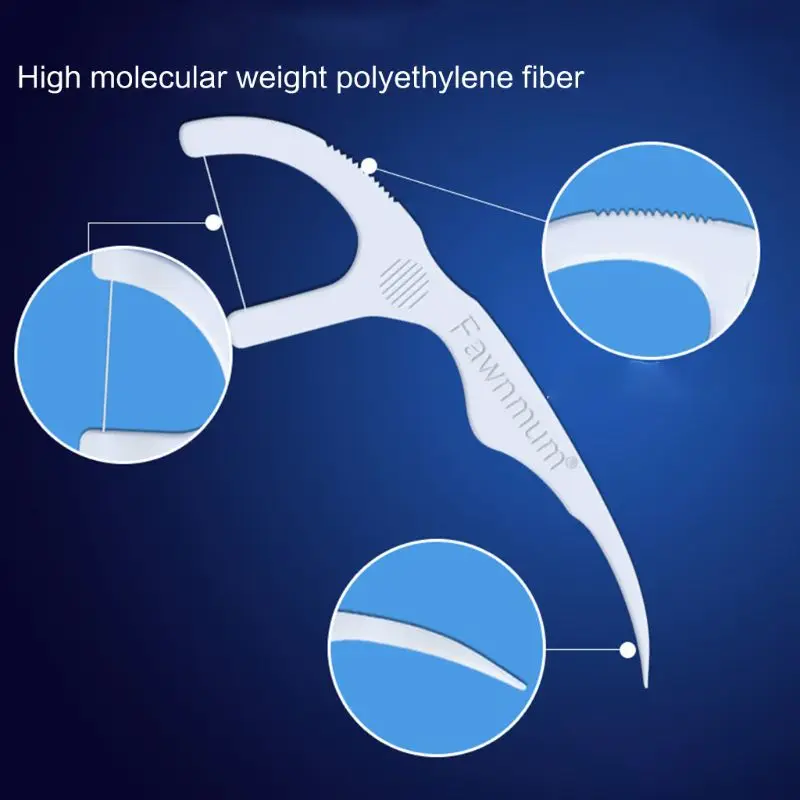 50 шт. зубная нить щетка с зубной нитью зубочистки оральное устройство Teethpick палка стоматологический