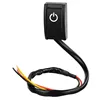 Jtron Car Button Switch DIY Switch Paste Type OFF/ON switch for car reading lamp/Turn lights small light DC 12V/200mA ► Photo 1/6