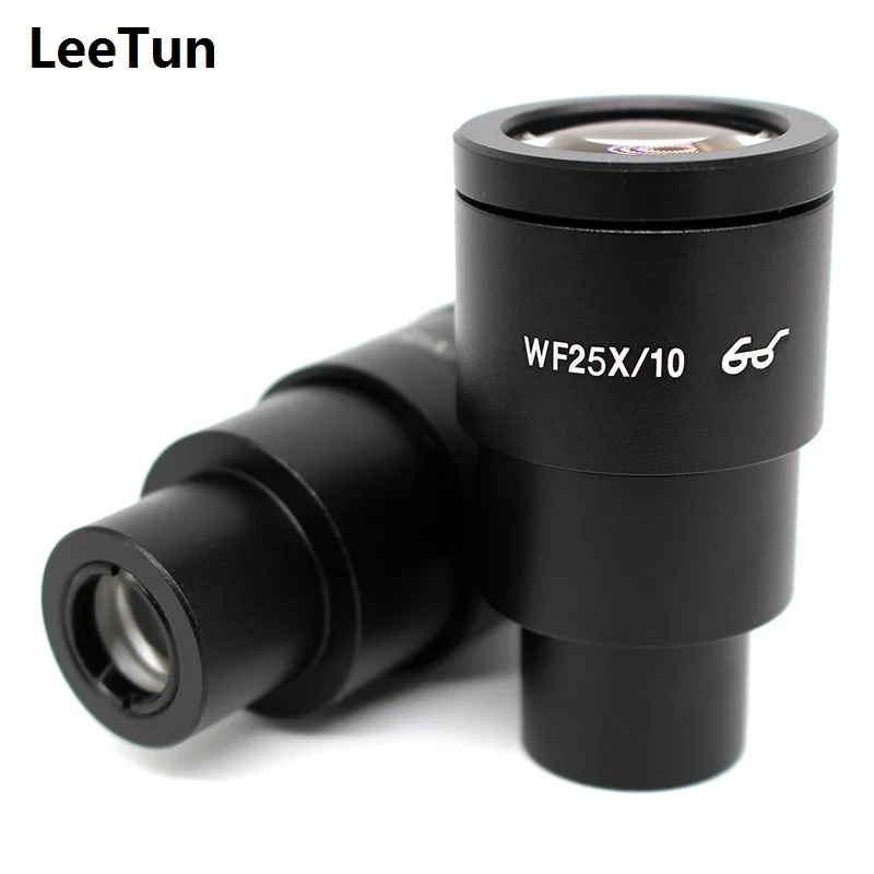 

1 peice WF25X/10 High Eye-point Eyepiece Mounting size 30 mm Wide Field Optical Lens for Industrial Stereo Moicroscope