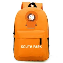 2016 South Park Keeny Backpack Funny Printing Canvas Backpack Teenagers Cartoon School Laptop Bag Casual Travel Bag Mochila Sack