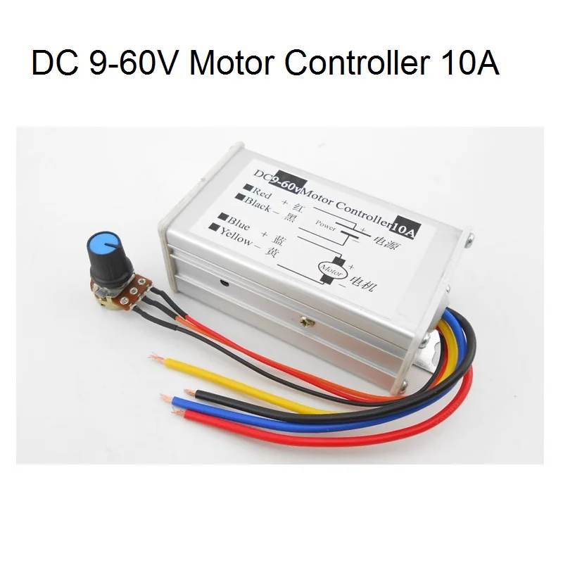

SHINA 1PCS 9V-60V 10A DC Motor Speed Regulator Pulse Width Modulator PWM Control Switch Governor New