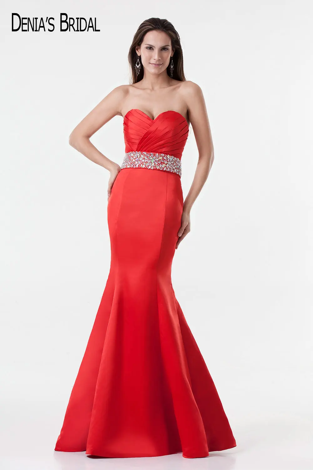 red mermaid prom