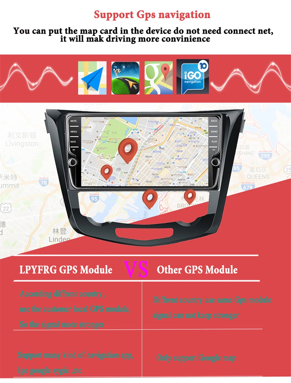 Flash Deal Android Car Radio for Nissan X-trail XTrail X Trail T32 T31 Qashqai wifi Carplay video audio Multimedia 2 din car dvd player 6