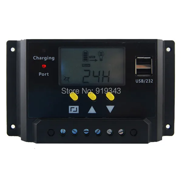 

1440W 48V solar charge controller LCD solar controller free shipping