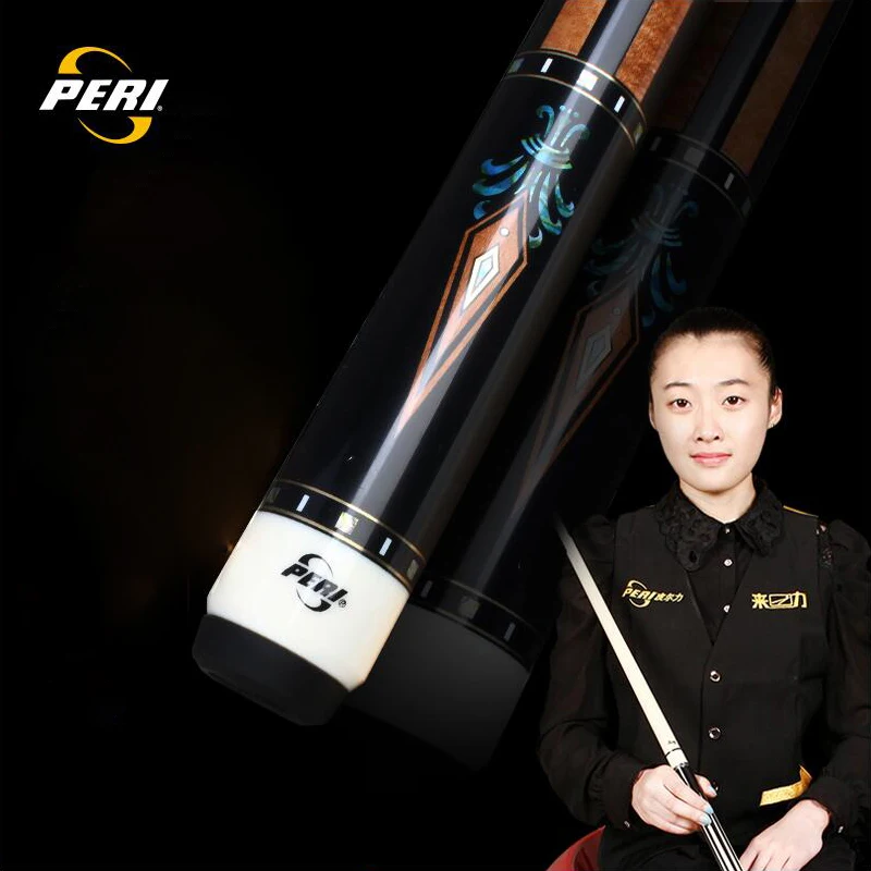 

2019 PERI EXG 2-Piece Pool Cue/Pool Stick Ergonomic Design Hardwood Canadian Maple Billiard Cue 19 oz 12.75mm Hard Le Pro Tip