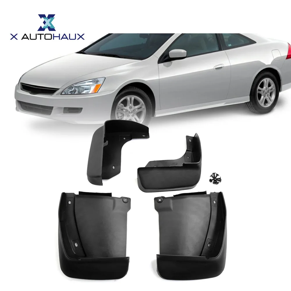 Buy X AUTOHAUX 4PCS Black Plastic Car Front Rear Fender Mud Flaps Mudguards