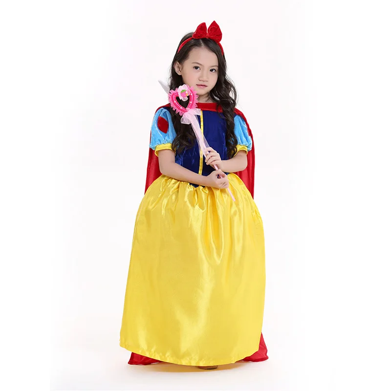 

Snow White Girl Princess Dress Baby Girl Birthday Party Dress Kids Halloween Party Cosplay Costume Girls Vestidos