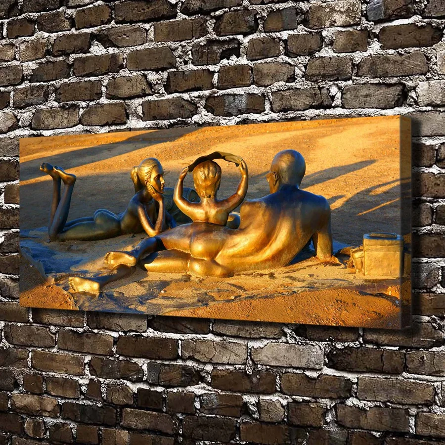 C X241 Sexy Girl Man Statue Statue Nude Figure SceneryHD