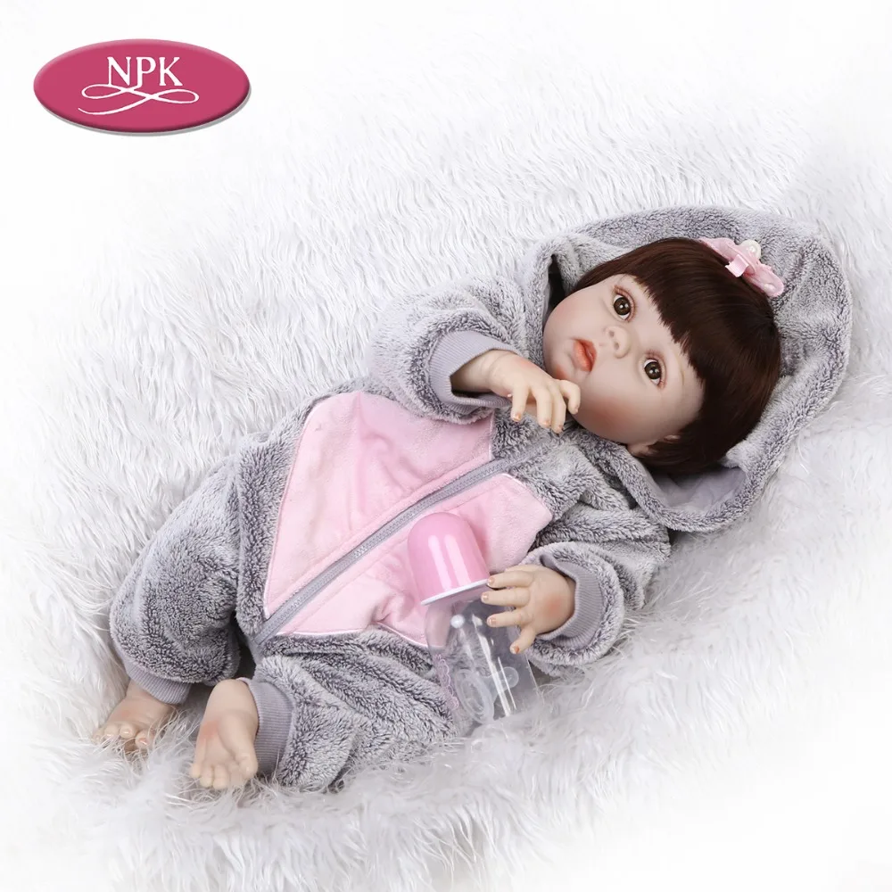 NPK Reborn Baby полностью силиконовая кукла игрушки 57 см реалистичные куклы принцессы