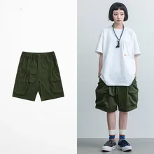 Бренд Tide, мульти карманы, военный зеленый цвет, шорты мужские, модный дизайн, пять точек, короткие штаны, скейтборд, шорты для высокой улицы