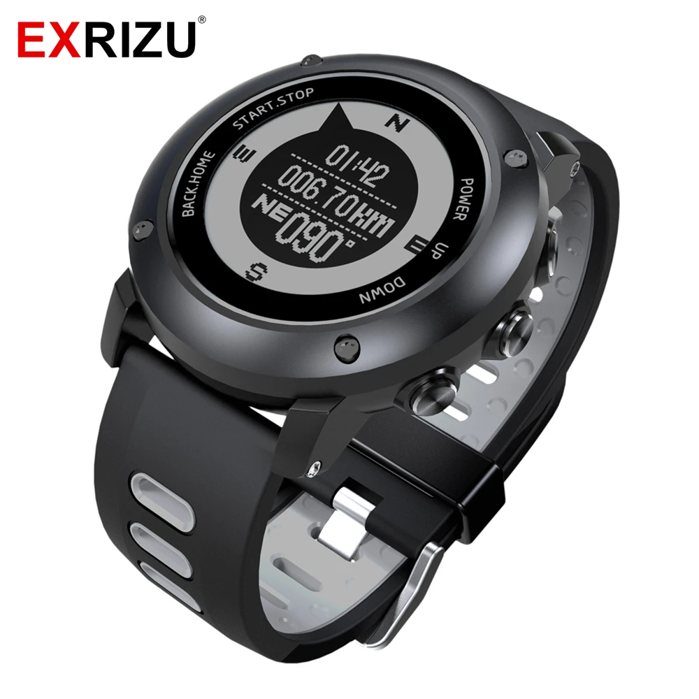 EXRIZU UW90 GPS умные часы для занятий спортом на открытом воздухе Поддержка компас с