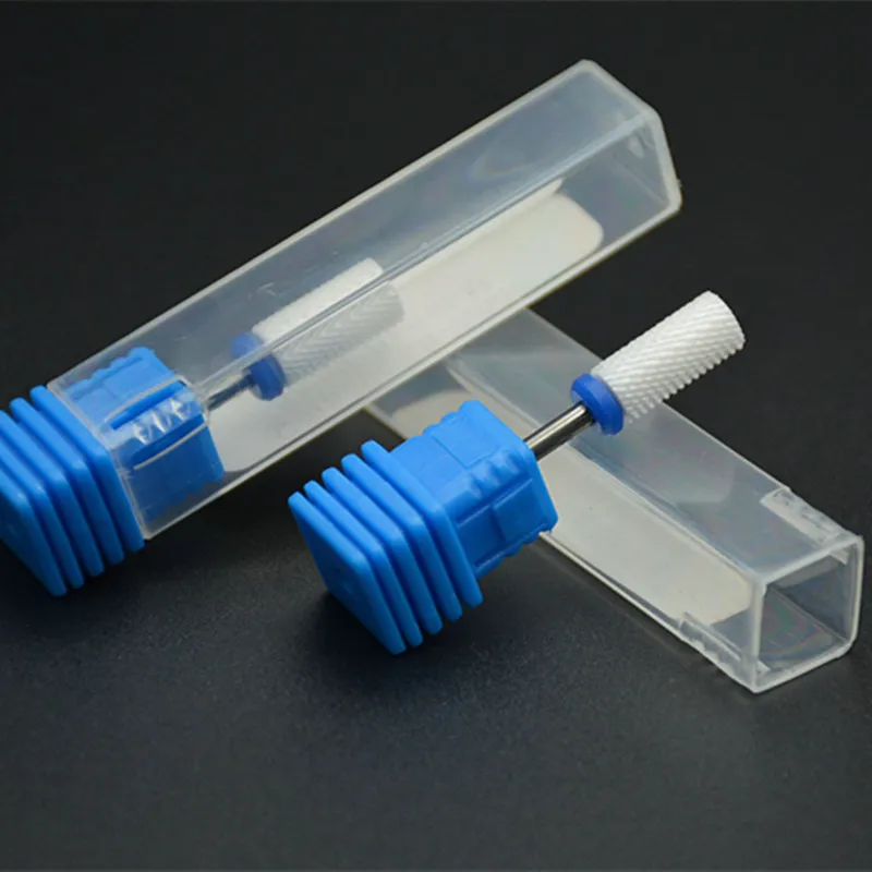 1pcs nail art salon tools Ceramic nail drill bit mill file for nail art electric drill manicure machine Accessories 6