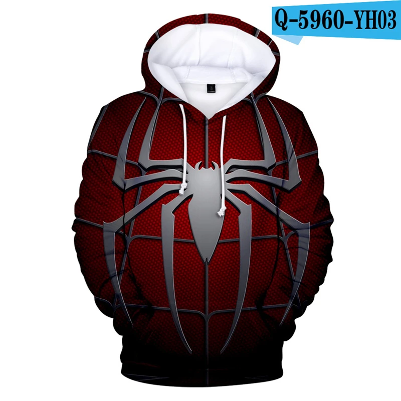 

2019 Spiderman Costume Far From Home Hoodie Peter Parker 2019 Sweatshirts Kids Boys Clothing Film Men Hoodies Movie Hoodie Boys