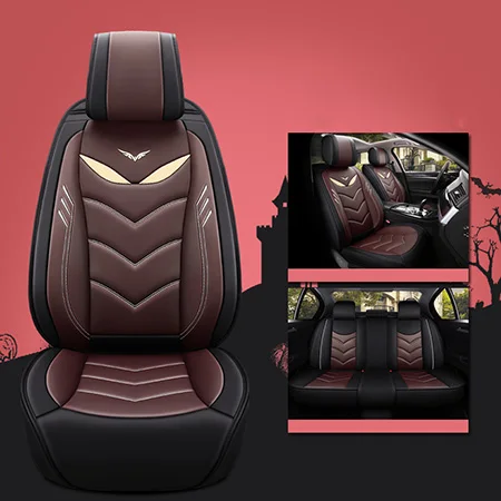 Передние+ задние) Специальные кожаные чехлы на сиденья для Chevrolet Onix-2013 прочные удобные чехлы на сиденья для Onix - Название цвета: Coffee Standard