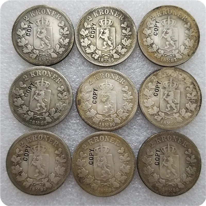 1878-1903 Норвегия 2 kroner-Оскар II копия монет | Дом и сад