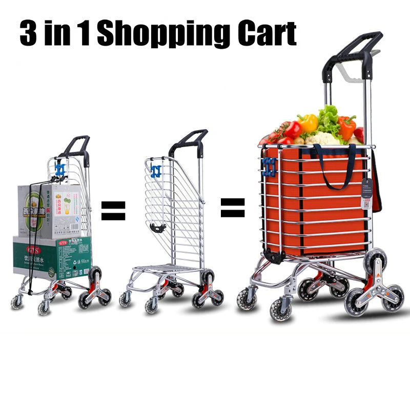 BBG Multifunctional Portable Folding Shopping Trolleys with Wheels Waterproof 3-Wheel Carrying Bag with 3 Angles for Shopping Cart and Wheel,Flowers BBG Multifunctional Portable Folding Shopping Trolleys with Wheels Waterproof 3-Wheel Carrying Bag with 3 Angles for Shopping Cart and Wheel,Flowers