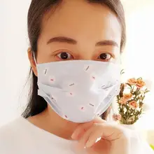 Женская весенне-летняя тонкая Нетканая тканевая одноразовая маска для девочек PM 2,5 дышащая Солнцезащитная маска 10 шт./лот R666