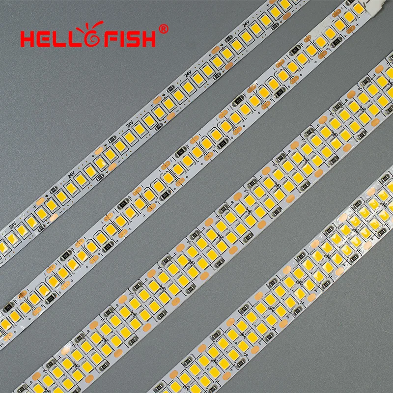 Светодиодная лента 24 В 2835 SMD 1200 2400 LED s Диодная гибкая печатная плата освещение 12