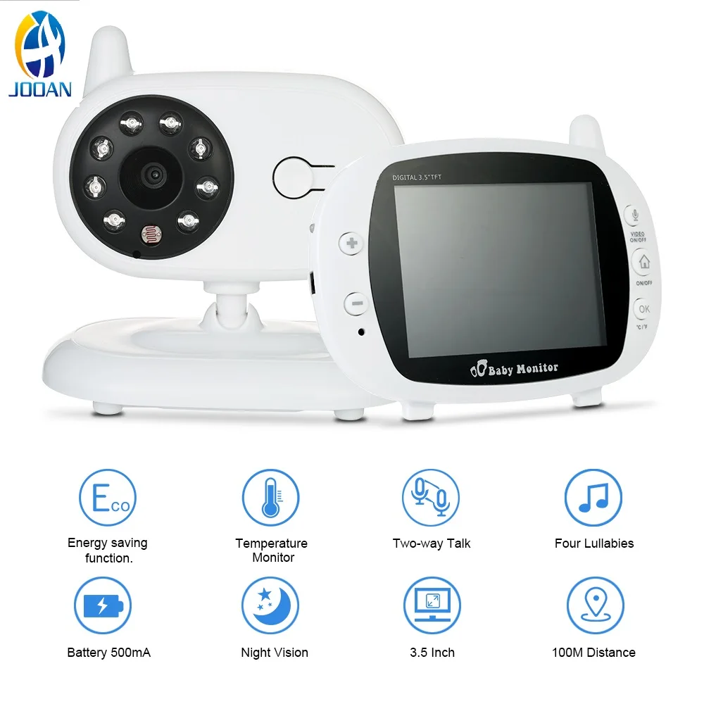 

Babyphone Baby Camera Wireless 3.5Inch LCD Screen Audio Video Baby Monitor Radio Nanny Music Intercom Portable Babyphone Camera