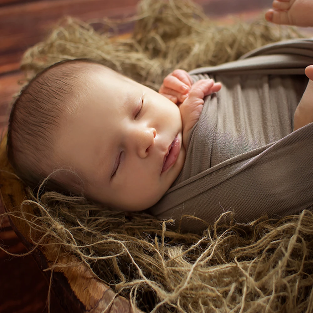 100 г/шт. фон для новорожденных с джутовой корзиной одеяло с наполнителем реквизит для детской фотосъемки фон для фотосъемки новорожденных