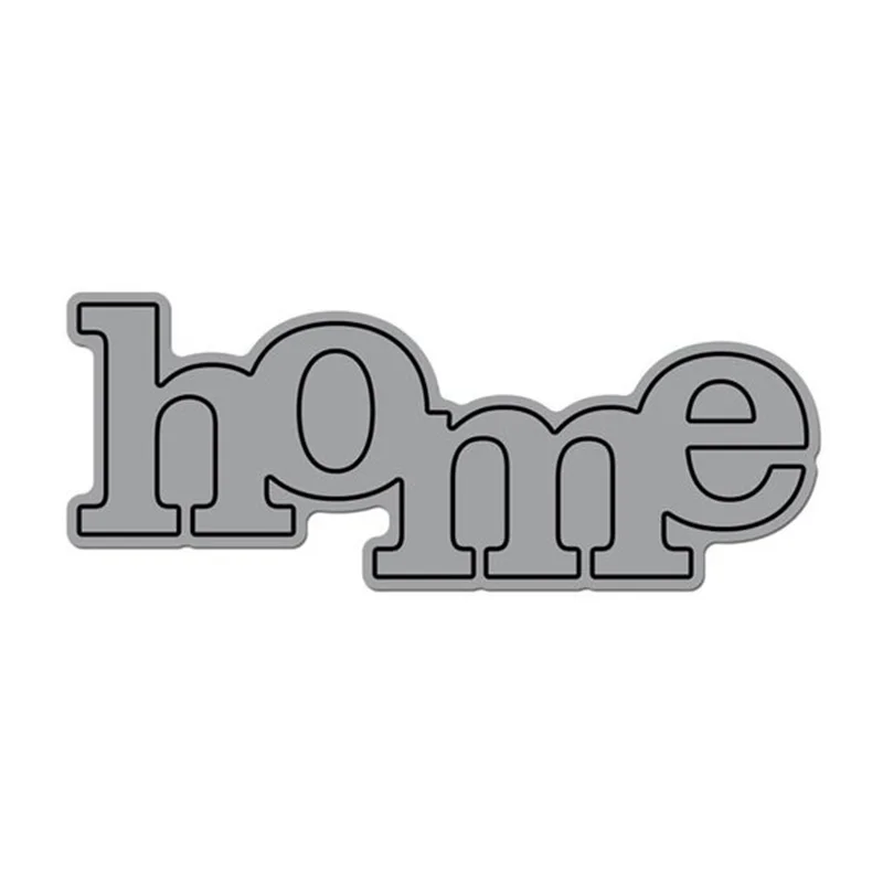 

Ufurty home Word Alphabets Metal Cutting Dies for Scrapbooking Embossing Crafts Paper Cards DIY Etched Stencil New Dies