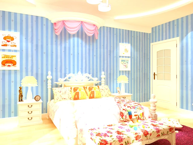 0 45x10 Meter Bedroom Living Room Waterproof Self Adhesive Wallpaper 0 45x10 Meter Bedroom Living Room Waterproof Self Adhesive Wallpaper Tv Backdrop Idyllic Children