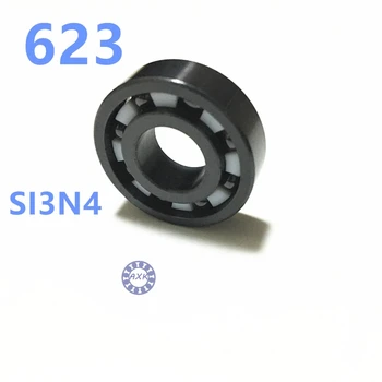 

Free shipping 623 full SI3N4 ceramic deep groove ball bearing 3x10x4mm ABEC-5 3x10x4 Miniature deep-groove ball-bearing