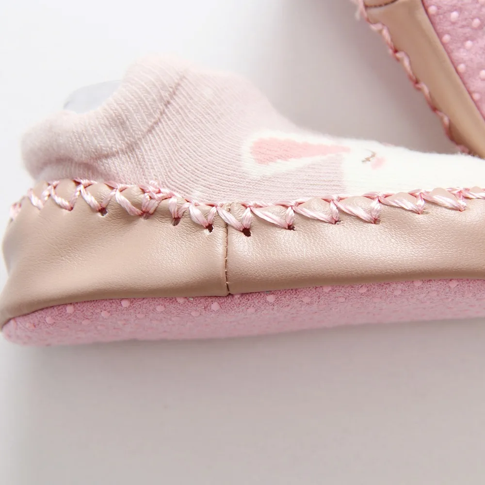 Новорожденных Весна-осень-зима младенческой смешные носки нескользящие носки для маленьких мальчиков с резиновой