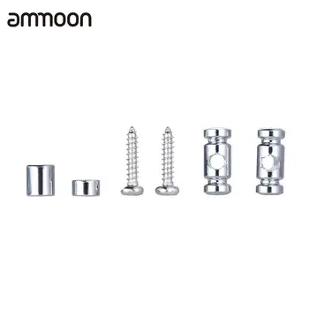 

Roller Style Electric Guitar String Retainer Guide Copper Material Guitar Replacement Accessories with Mounting Screws Spacers