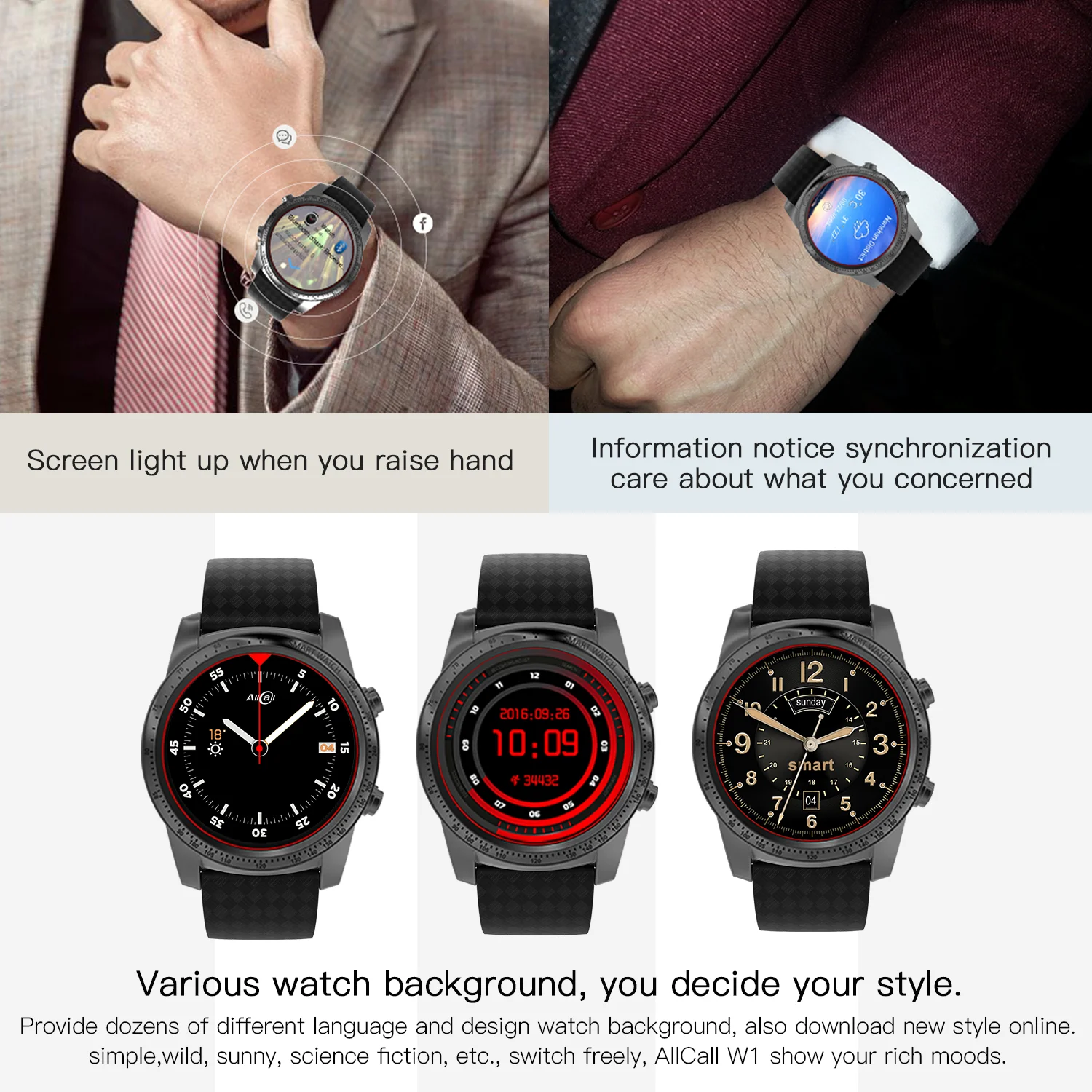 allcall w1 android smart watch