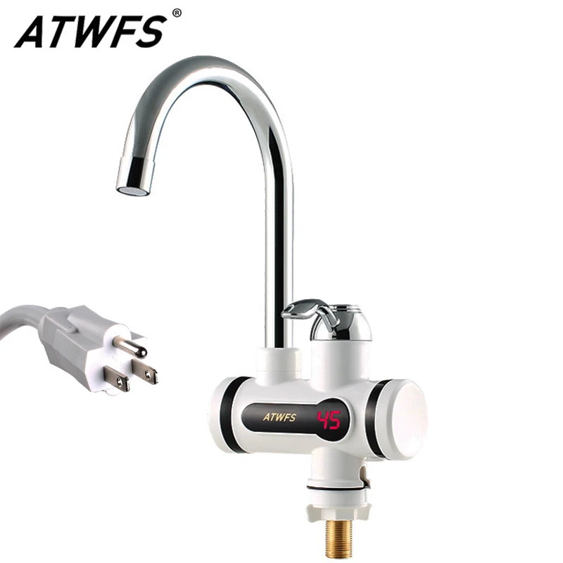 ATWFS 110V 2500W Instantaneous Water Heater Faucet Water Heaters Hot